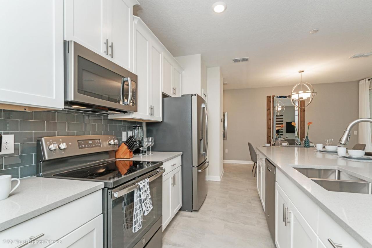 Modern Townhome Wprivate Pool Free Water Park Киссимми Экстерьер фото